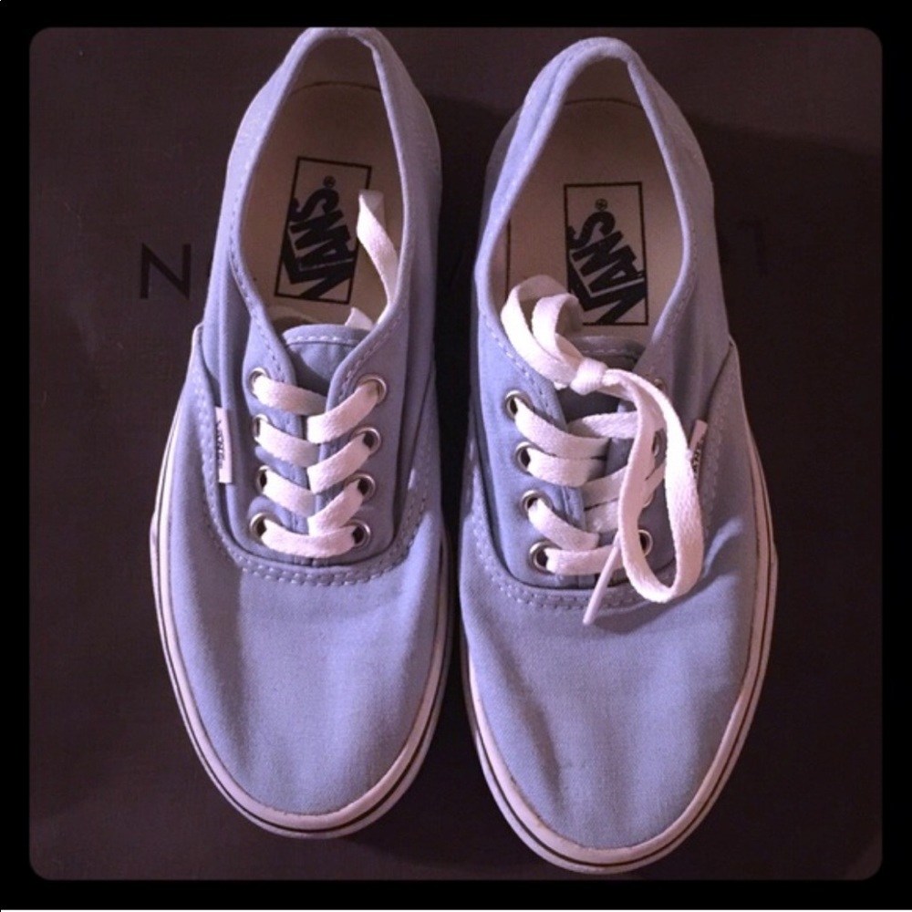 Baby blue vans
